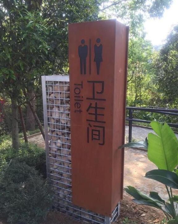 肃宁锈钢板标识牌